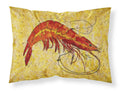 Shrimp Standard Pillowcase Lightweight Super Soft Easy Care Decorative Artwork Pillowcase, Standard