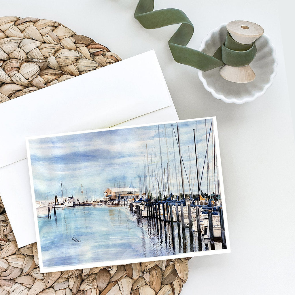 The Warf Greeting Cards Pack of 8 Blank Cards with Envelopes Whimsical A7 Size 5x7