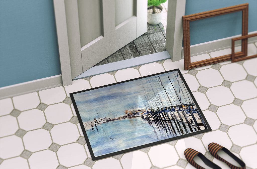 The Warf Doormat Indoor Outdoor 24H X 36W Front Door Mat Rugs for Entryway, Non Slip Washable Low Pile,