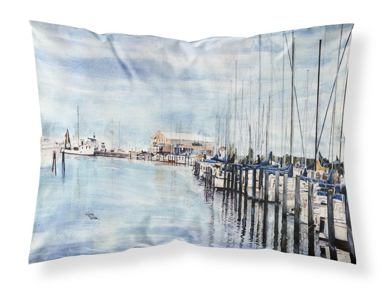 The Warf Standard Pillowcase Lightweight Super Soft Easy Care Decorative Artwork Pillowcase, Standard