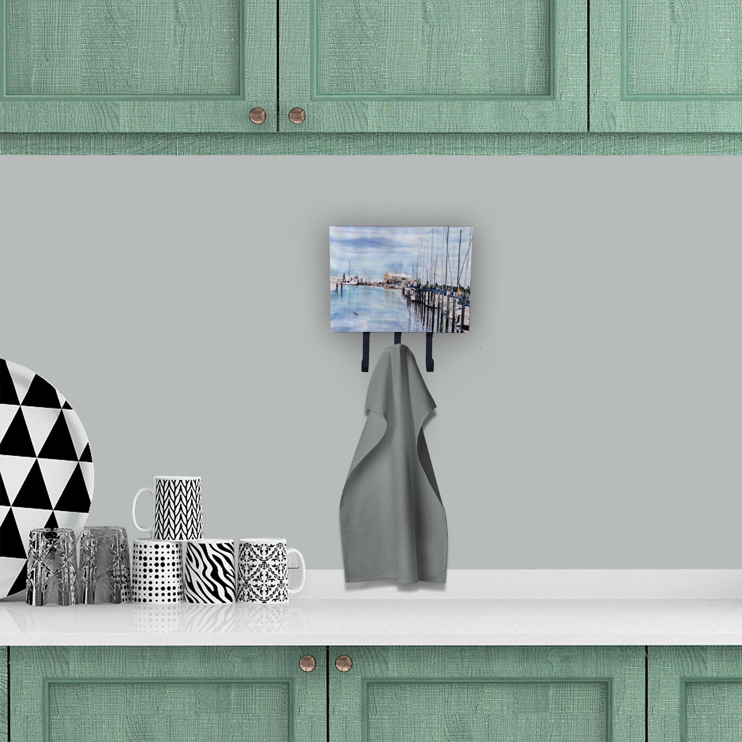 The Warf Leash or Key Holder Wall Hooks, Coat Rack Wall Mount, for Hanging Keys, Towels, Aprons, Leashes