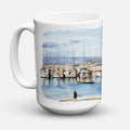The Pass Bait Shop Ceramic Coffee Mug 15 oz Decorative Large C Handle Mug Cup for Tea, Cocoa Hot Chocolate