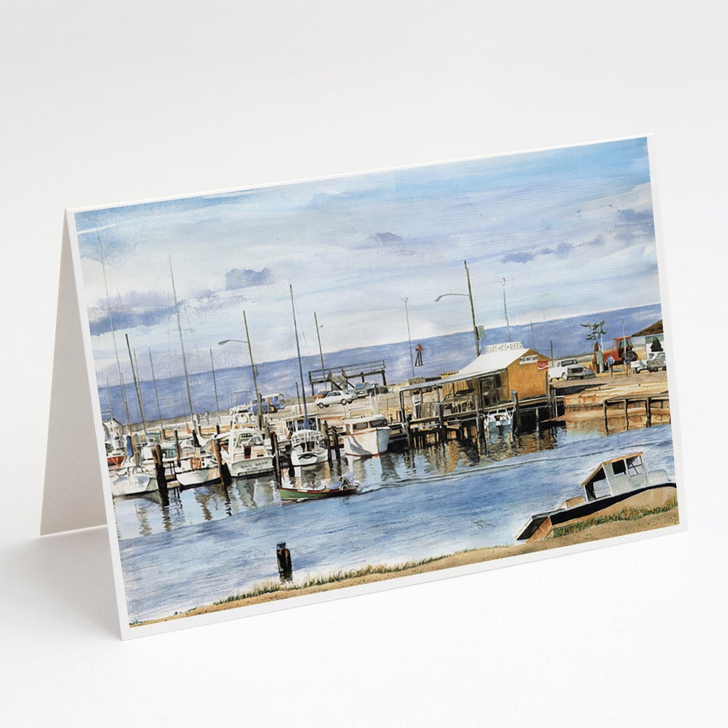 The Pass Bait Shop Greeting Cards Pack of 8 Blank Cards with Envelopes Whimsical A7 Size 5x7