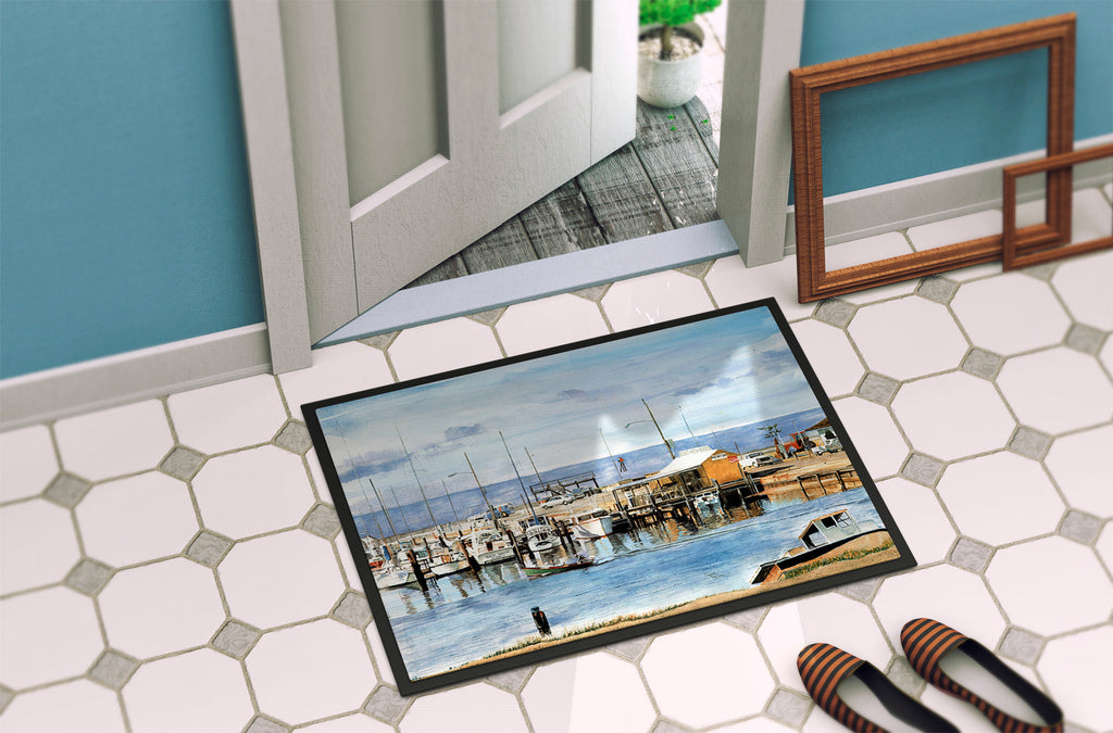 The Pass Bait Shop Doormat Indoor Outdoor 24H X 36W Front Door Mat Rugs for Entryway, Non Slip Washable Low Pile,