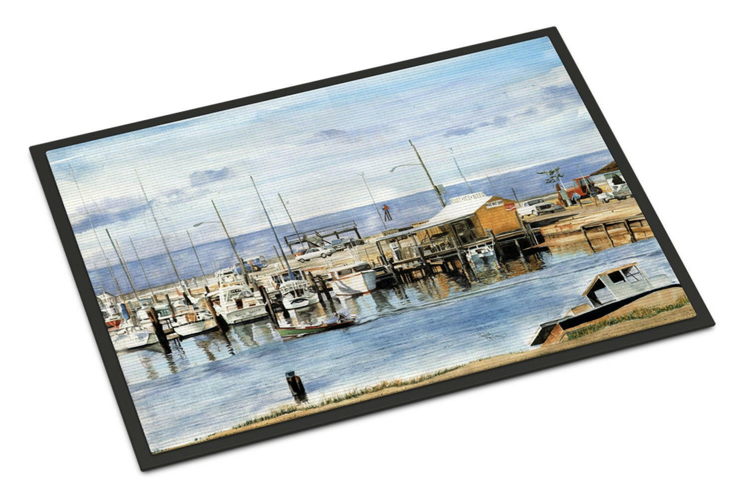 The Pass Bait Shop Doormat Indoor Outdoor 18H X 27W Front Door Mat Rugs for Entryway, Non Slip Washable