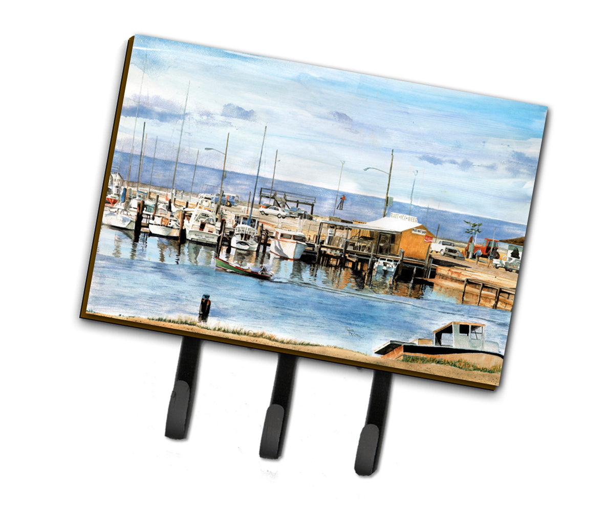 The Pass Bait Shop Leash or Key Holder Wall Hooks, Coat Rack Wall Mount, for Hanging Keys, Towels, Aprons, Leashes