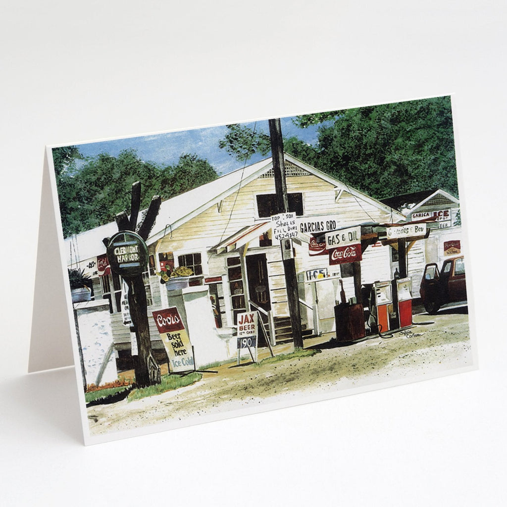 Garcia's Grocery Greeting Cards Pack of 8 Blank Cards with Envelopes Whimsical A7 Size 5x7