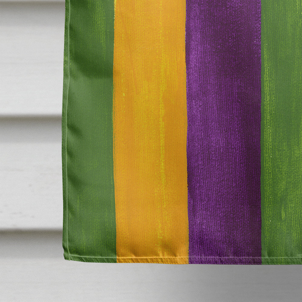 Mardi Gras Fleur de lis Nation House Flag 28x40 Porch Sleeve Pole Decorative Outside Yard Banner Artwork Wall Hanging, Polyester