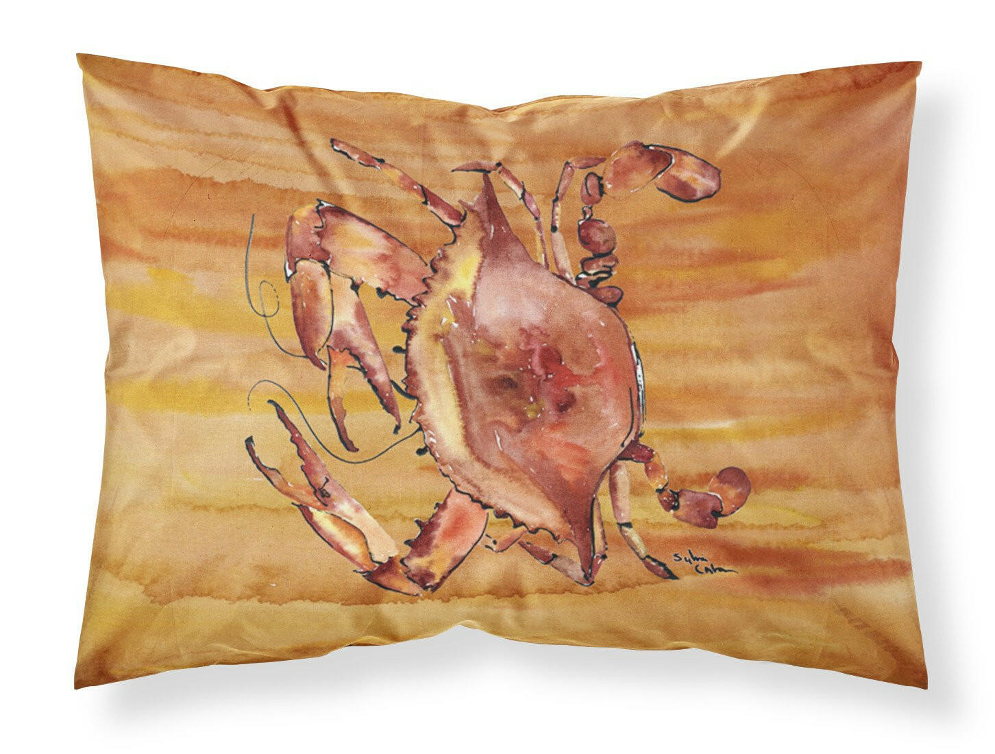 Cooked Crab Spicy Hot Standard Pillowcase Lightweight Super Soft Easy Care Decorative Artwork Pillowcase, Standard