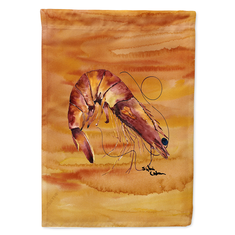 Cooked Shrimp Spicy Hot House Flag 28x40 Porch Sleeve Pole Decorative Outside Yard Banner Artwork Wall Hanging, Polyester