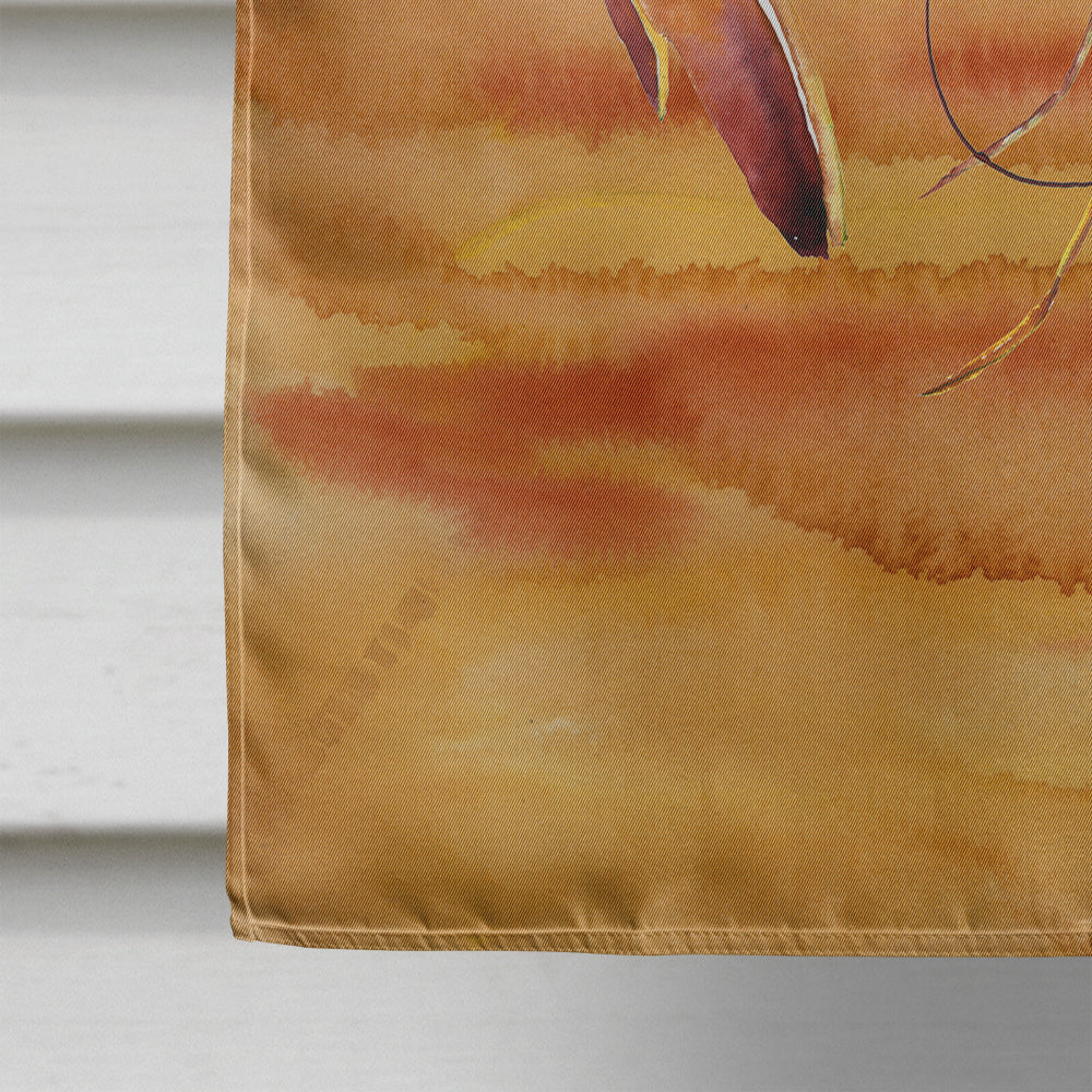 Cooked Shrimp Spicy Hot House Flag 28x40 Porch Sleeve Pole Decorative Outside Yard Banner Artwork Wall Hanging, Polyester