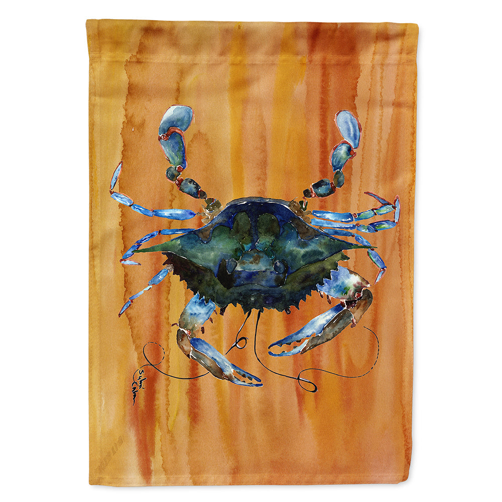Male Blue Crab Spicy Hot House Flag 28x40 Porch Sleeve Pole Decorative Outside Yard Banner Artwork Wall Hanging, Polyester