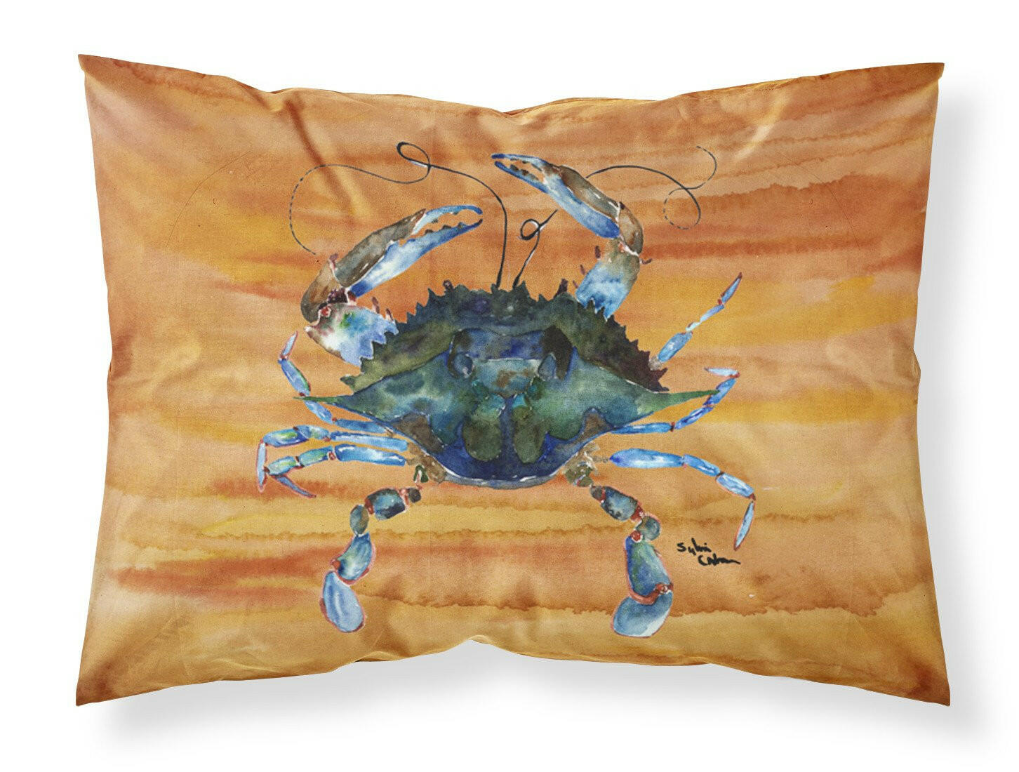 Male Blue Crab Spicy Hot Standard Pillowcase Lightweight Super Soft Easy Care Decorative Artwork Pillowcase, Standard