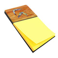 Shrimp Spicy Hot Watercolor Sticky Note Holder Refillable Dispenser Desk Accessory 3x3 Pad Gift