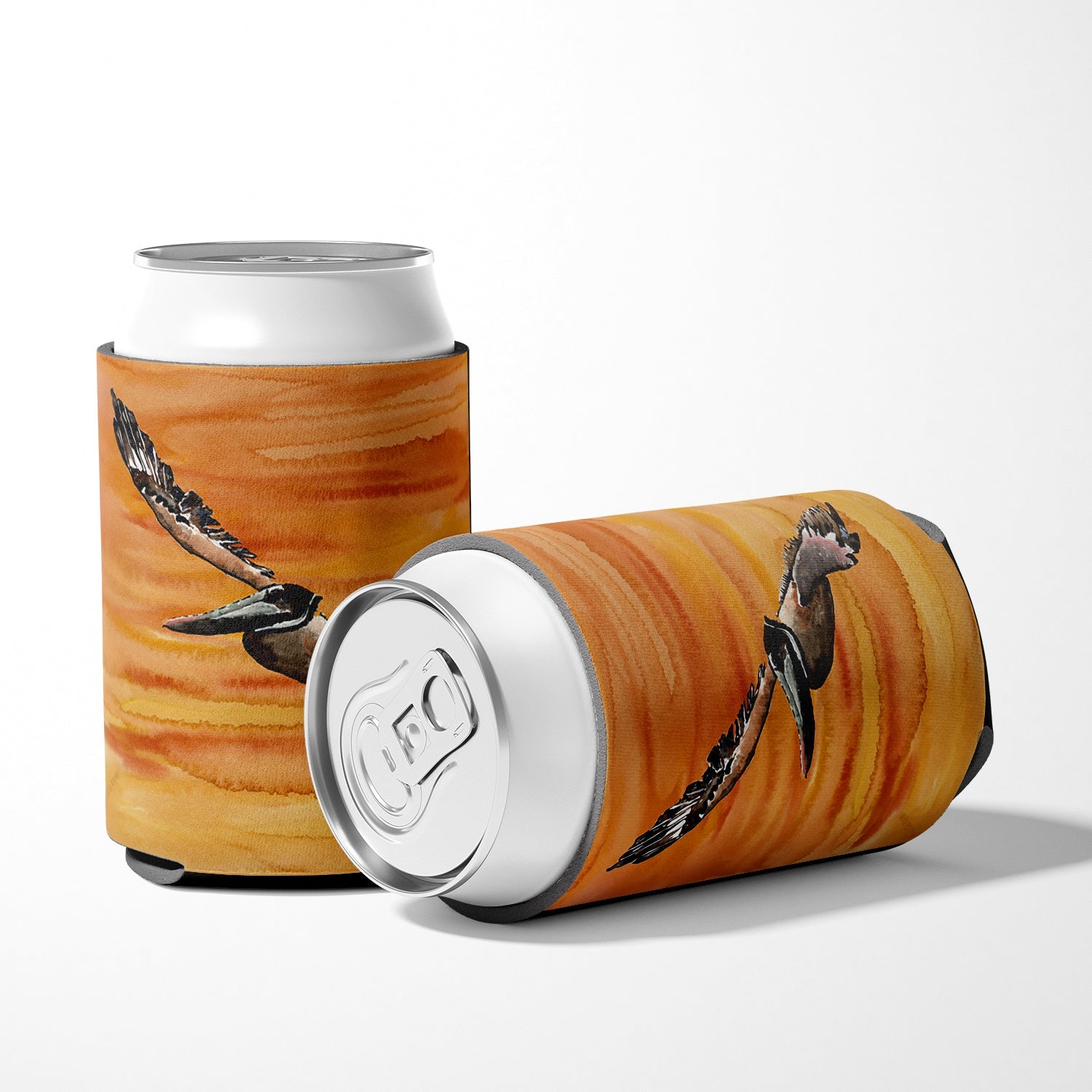 Pelican Can or Bottle Hugger Cooler Sleeve for Standard 12 oz Cans, Insulated Foam Beer & Soda Can Hugger Reusable