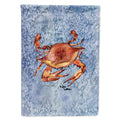 Cooked Crab Cool Blue Water House Flag 28x40 Porch Sleeve Pole Decorative Outside Yard Banner Artwork Wall Hanging, Polyester