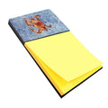 Cooked Crab Cool Blue Water Watercolor Sticky Note Holder Refillable Dispenser Desk Accessory 3x3 Pad Gift