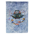 Female Blue Crab Cool Blue Water House Flag 28x40 Porch Sleeve Pole Decorative Outside Yard Banner Artwork Wall Hanging, Polyester
