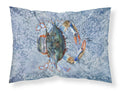 Female Blue Crab Cool Blue Water Standard Pillowcase Lightweight Super Soft Easy Care Decorative Artwork Pillowcase, Standard
