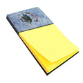 Female Blue Crab Cool Blue Water Watercolor Sticky Note Holder Refillable Dispenser Desk Accessory 3x3 Pad Gift