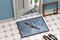 Pelican Cool Blue Water Doormat Indoor Outdoor 24H X 36W Front Door Mat Rugs for Entryway, Non Slip Washable Low Pile,