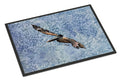 Pelican Cool Blue Water Doormat Indoor Outdoor 18H X 27W Front Door Mat Rugs for Entryway, Non Slip Washable