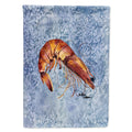 Cooked Shrimp Cool Blue Water House Flag 28x40 Porch Sleeve Pole Decorative Outside Yard Banner Artwork Wall Hanging, Polyester