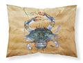 Female Blue Crab Sandy Beach Standard Pillowcase Lightweight Super Soft Easy Care Decorative Artwork Pillowcase, Standard