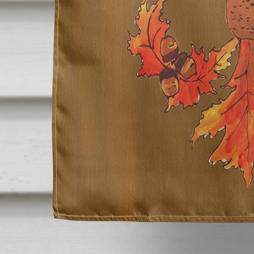 Thanksgiving Turkey and Fall Leaves Fleur de lis House Flag 28x40 Porch Sleeve Pole Decorative Outside Yard Banner Artwork Wall Hanging, Polyester
