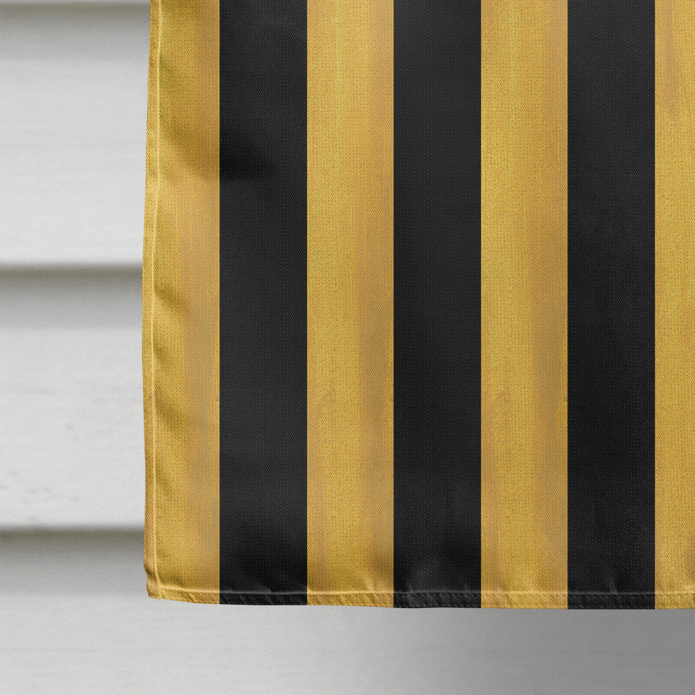 Black Gold Fleur de lis Nation House Flag 28x40 Porch Sleeve Pole Decorative Outside Yard Banner Artwork Wall Hanging, Polyester