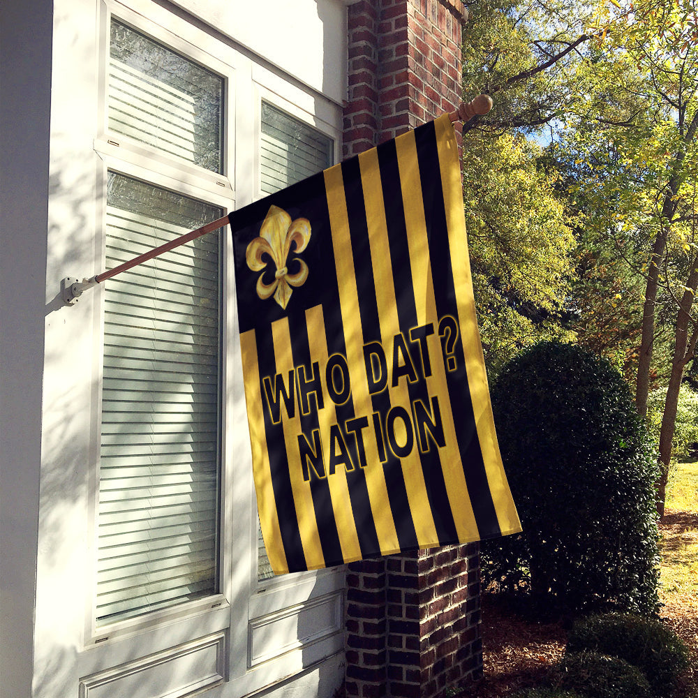Black Gold Fleur de lis House Flag 28x40 Porch Sleeve Pole Decorative Outside Yard Banner Artwork Wall Hanging, Polyester
