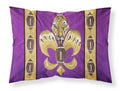 Tiger Football Fleur de lis Standard Pillowcase Lightweight Super Soft Easy Care Decorative Artwork Pillowcase, Standard