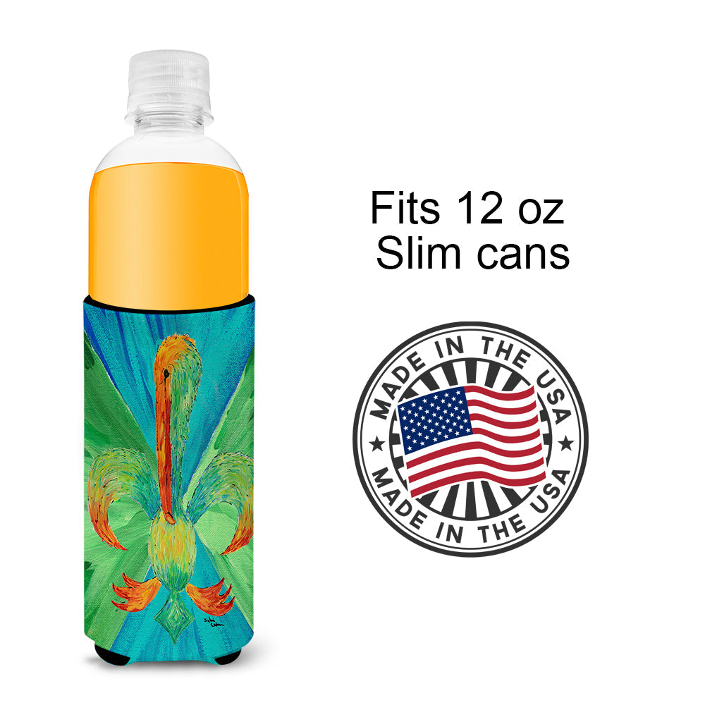 Pelican Slim Can Hugger , Insulated Foam Hugger for 12 oz Slim Cans, Beer Bottles & Water Bottles, Printed in USA