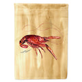 Sandy Beach Crawfish House Flag 28x40 Porch Sleeve Pole Decorative Outside Yard Banner Artwork Wall Hanging, Polyester