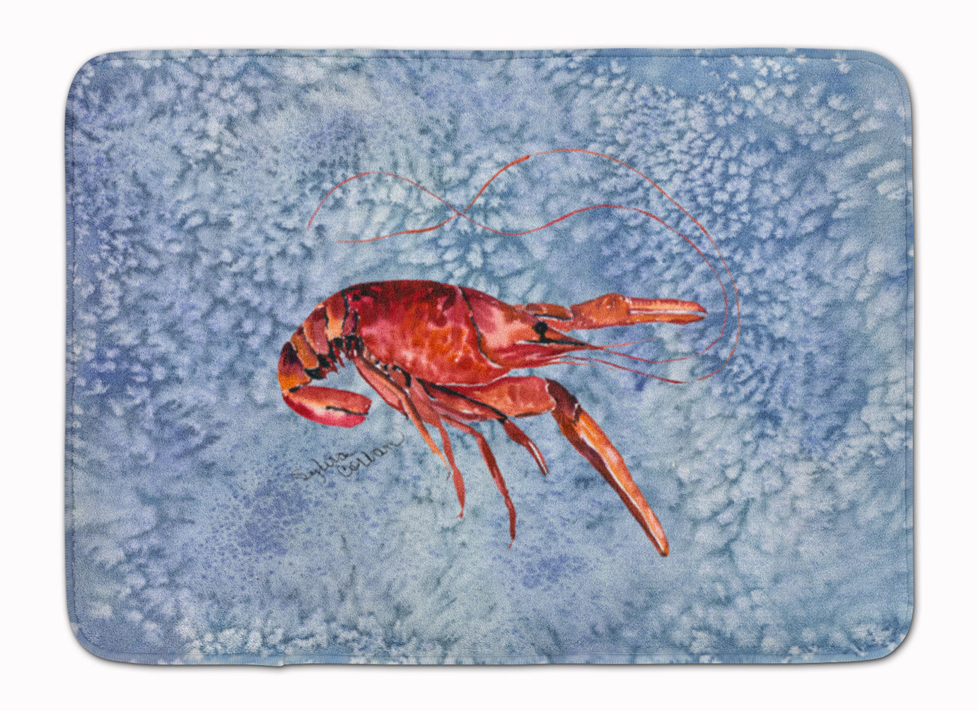 Crawfish Memory Foam Kitchen Mat Machine Washable Anti-Fatigue Cushion Comfort Bath or Kitchen Rug