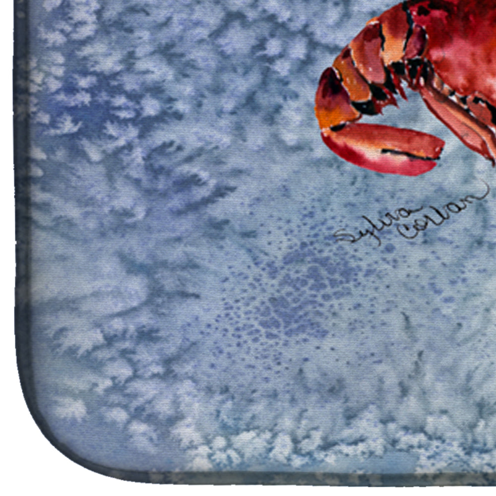 Crawfish Dish Drying Mat Absorbent Dish Drying Mat Pad for Kitchen Counter Dish Drainer Mat for Countertop, 14 x 21", Multicolor