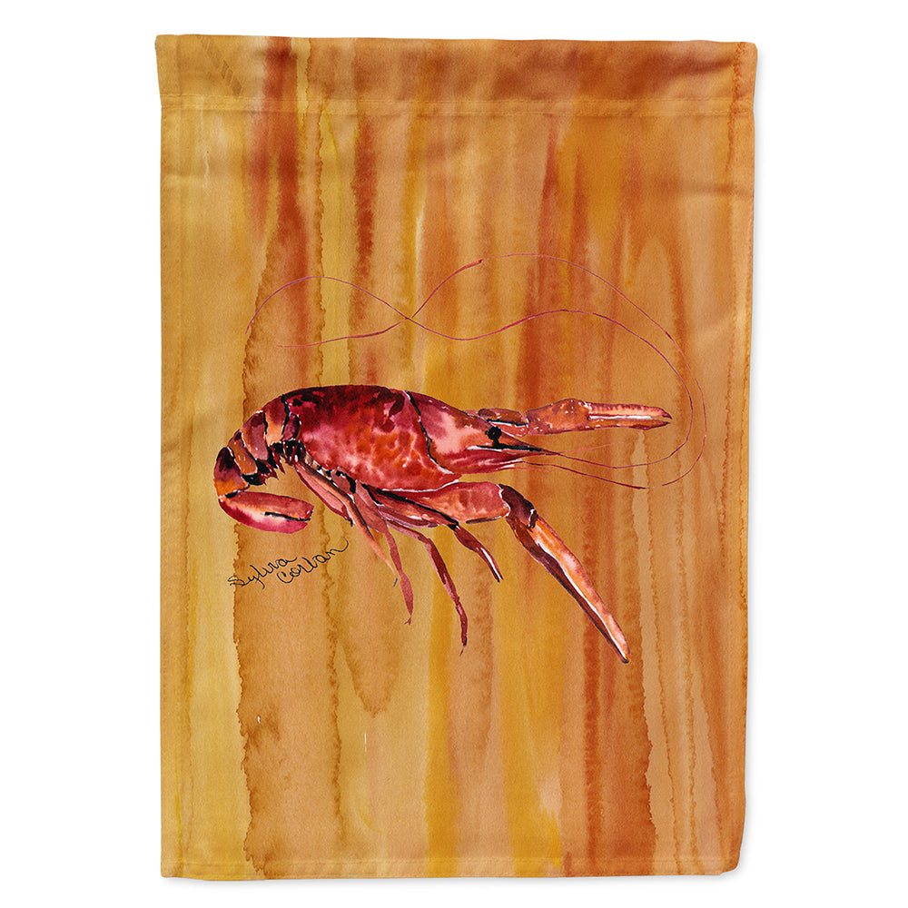 Crawfish Hot and Spicy House Flag 28x40 Porch Sleeve Pole Decorative Outside Yard Banner Artwork Wall Hanging, Polyester