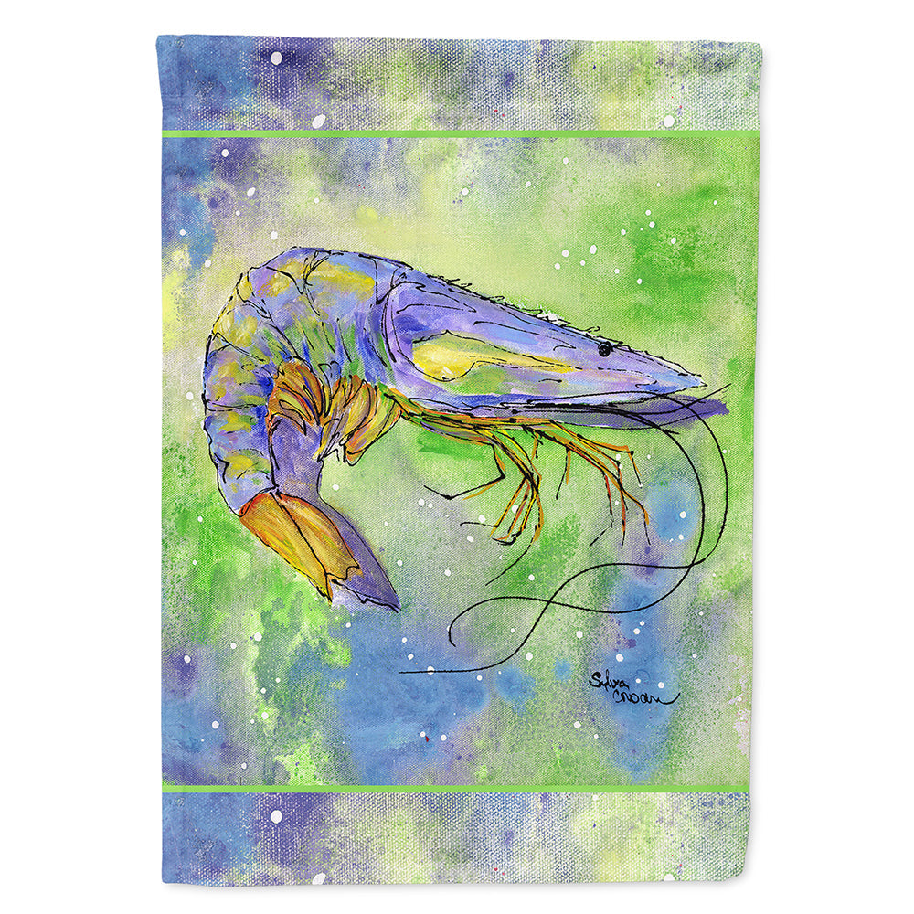 Shrimp House Flag 28x40 Porch Sleeve Pole Decorative Outside Yard Banner Artwork Wall Hanging, Polyester