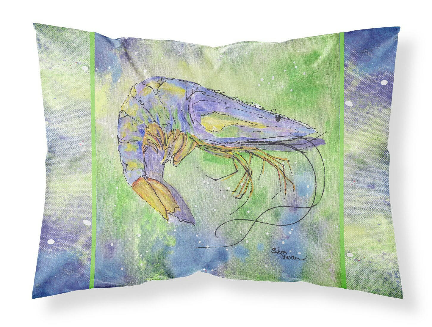 Shrimp Standard Pillowcase Lightweight Super Soft Easy Care Decorative Artwork Pillowcase, Standard