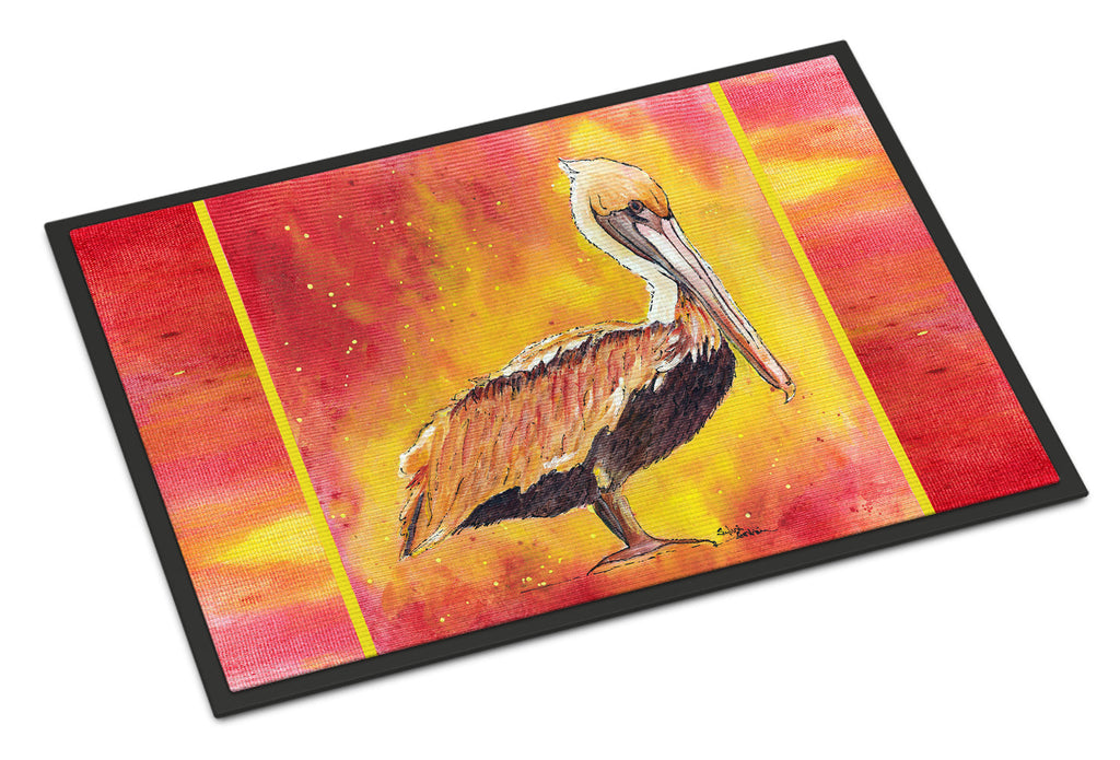 Brown Pelican Hot and Spicy Doormat Indoor Outdoor 24H X 36W Front Door Mat Rugs for Entryway, Non Slip Washable Low Pile,