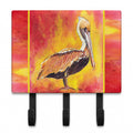 Brown Pelican Hot and Spicy Leash or Key Holder Wall Hooks, Coat Rack Wall Mount, for Hanging Keys, Towels, Aprons, Leashes