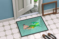 Black Haired Merman Doormat Indoor Outdoor 24H X 36W Front Door Mat Rugs for Entryway, Non Slip Washable Low Pile,