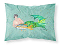 Black Haired Merman Standard Pillowcase Lightweight Super Soft Easy Care Decorative Artwork Pillowcase, Standard