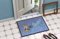 Blonde Merman Doormat Indoor Outdoor 24H X 36W Front Door Mat Rugs for Entryway, Non Slip Washable Low Pile,