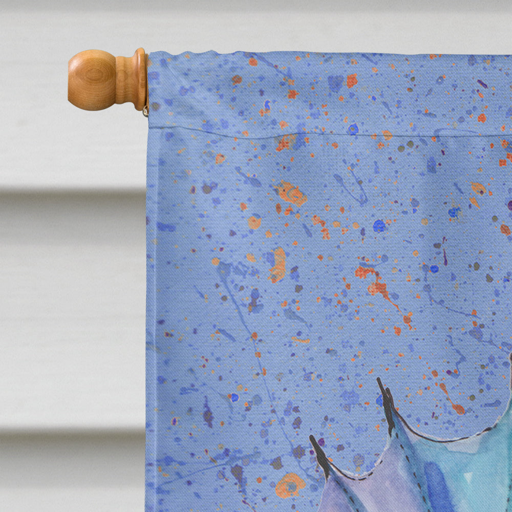 Blonde Merman House Flag 28x40 Porch Sleeve Pole Decorative Outside Yard Banner Artwork Wall Hanging, Polyester