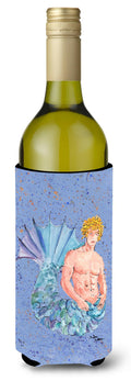 Blonde Merman Wine Bottle Hugger Gift Sleeve for Standard 750 ml Bottles, Insulated Reusable Also Fits Mini Shot & Pint Bottles