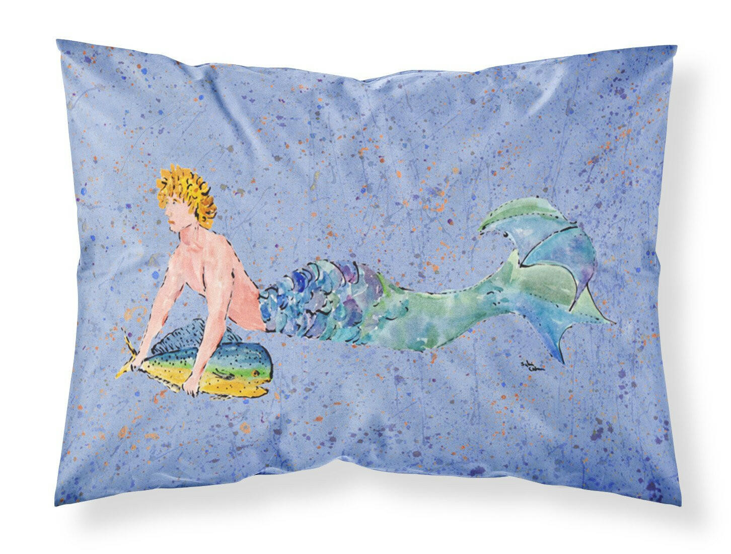 Blonde Merman Standard Pillowcase Lightweight Super Soft Easy Care Decorative Artwork Pillowcase, Standard