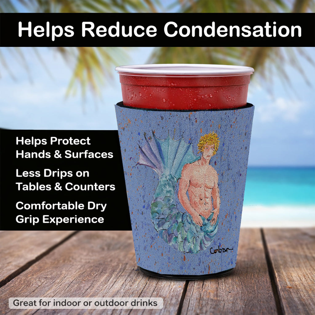 Blonde Merman Red Cup Hugger Sleeve for 16–22 oz Party Cups, Insulated Foam Drink Holder for Iced Coffee, Tailgate & BBQ Reusable