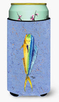 Fish Dolphin Tall Boy Hugger Can Cooler Sleeve Machine Washable Drink Collapsible Insulator Beverage Insulated Holder