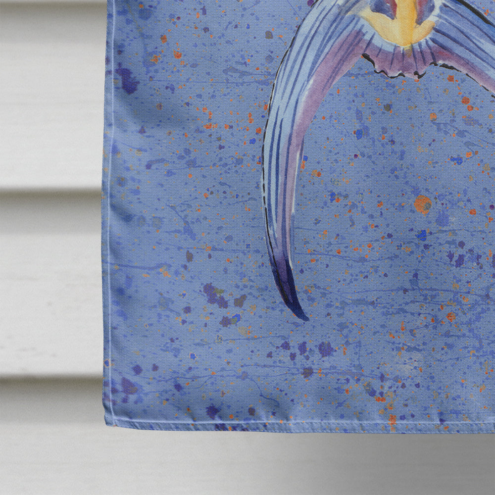 Blue Marlin House Flag 28x40 Porch Sleeve Pole Decorative Outside Yard Banner Artwork Wall Hanging, Polyester